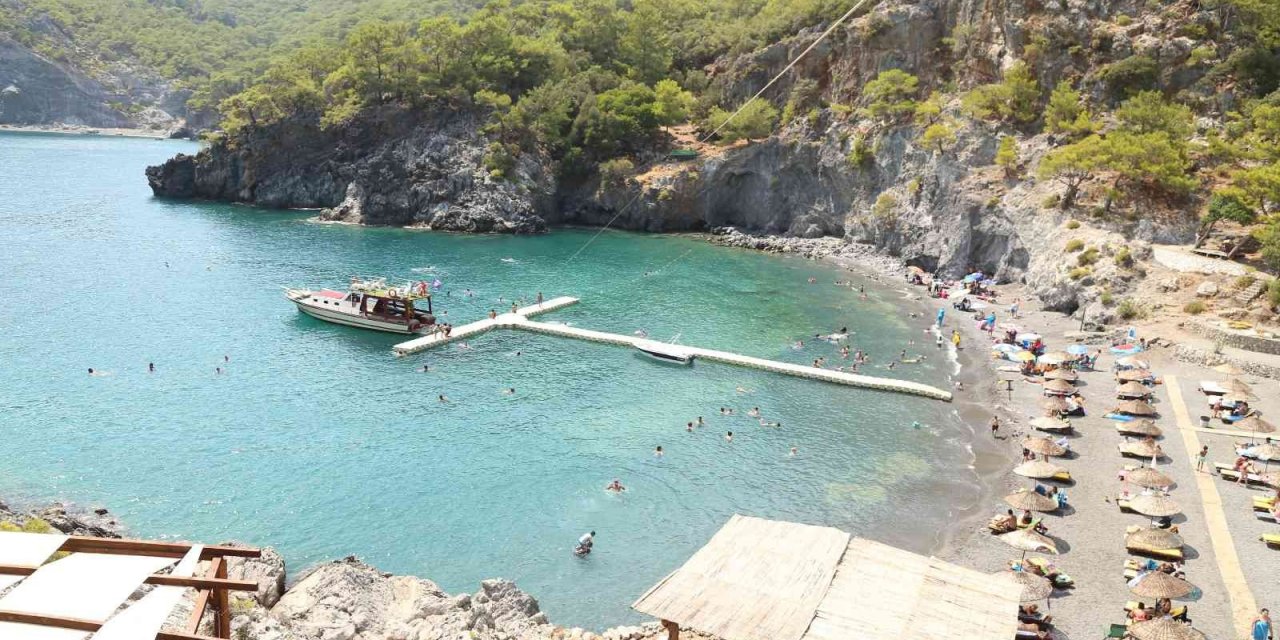 Ortaca Aşı Koyu, görenleri mest ediyor