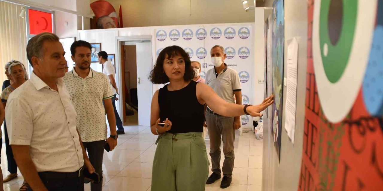 Söke’de Grafik ve İllüstrasyon Sergisi açıldı