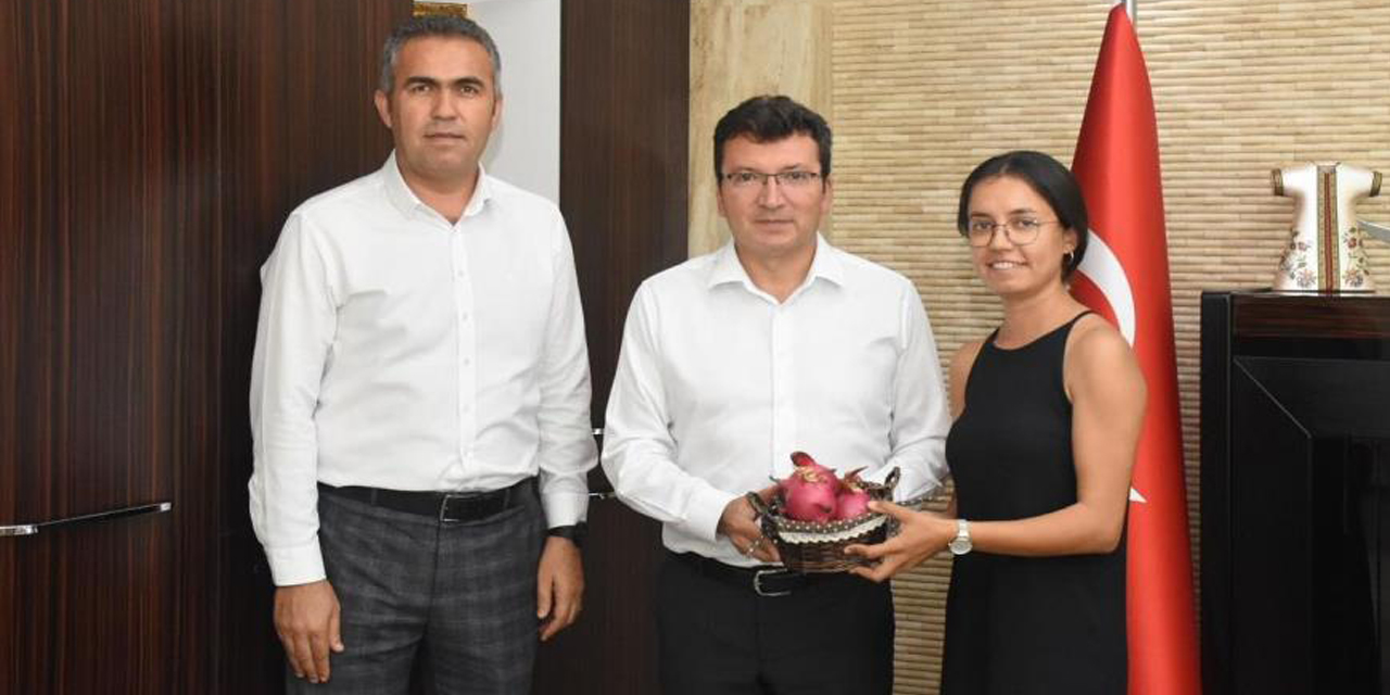 Üreticilerden ‘pitayanın babası’na teşekkür ziyareti