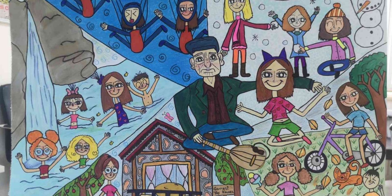 Çameli’nin dört mevsimi en iyi anlatan resimler belli oldu