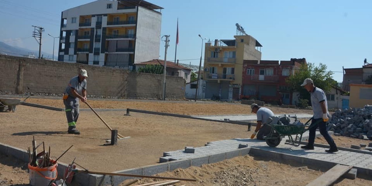 Köşk’te yeşil alanlar yükleniyor