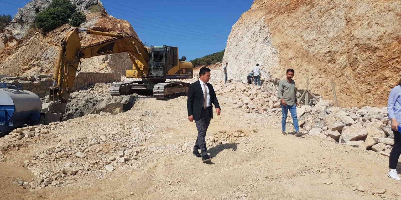 Bodrum’da yeni hastane yolu yapımında sona gelindi