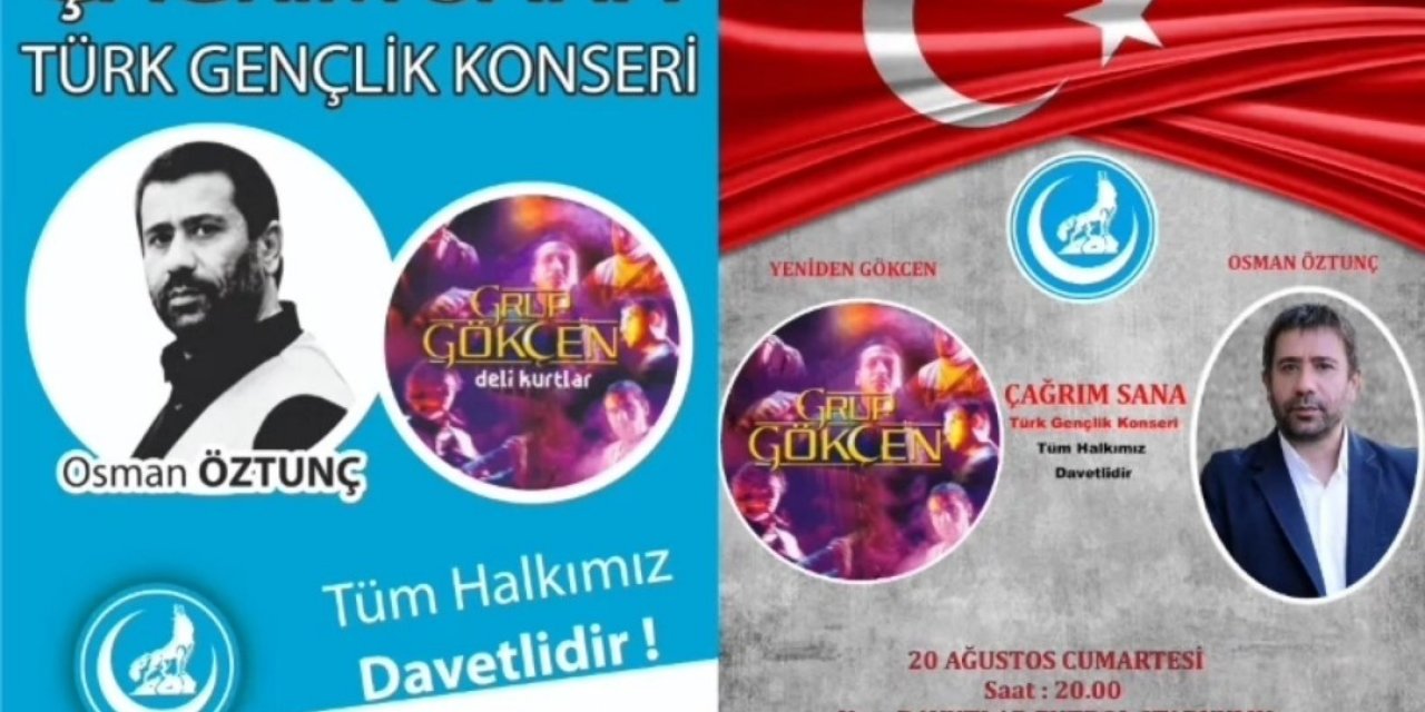 Aydınlı ülkücüler Öztunç ile eğlenecek