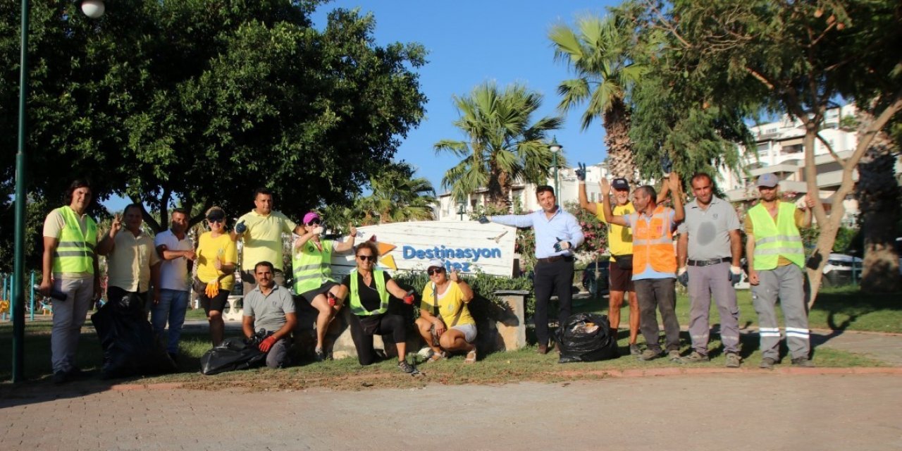Başkan Aras’tan çağrı; “Temiz bir Bodrum için duyarlılık gösterelim”