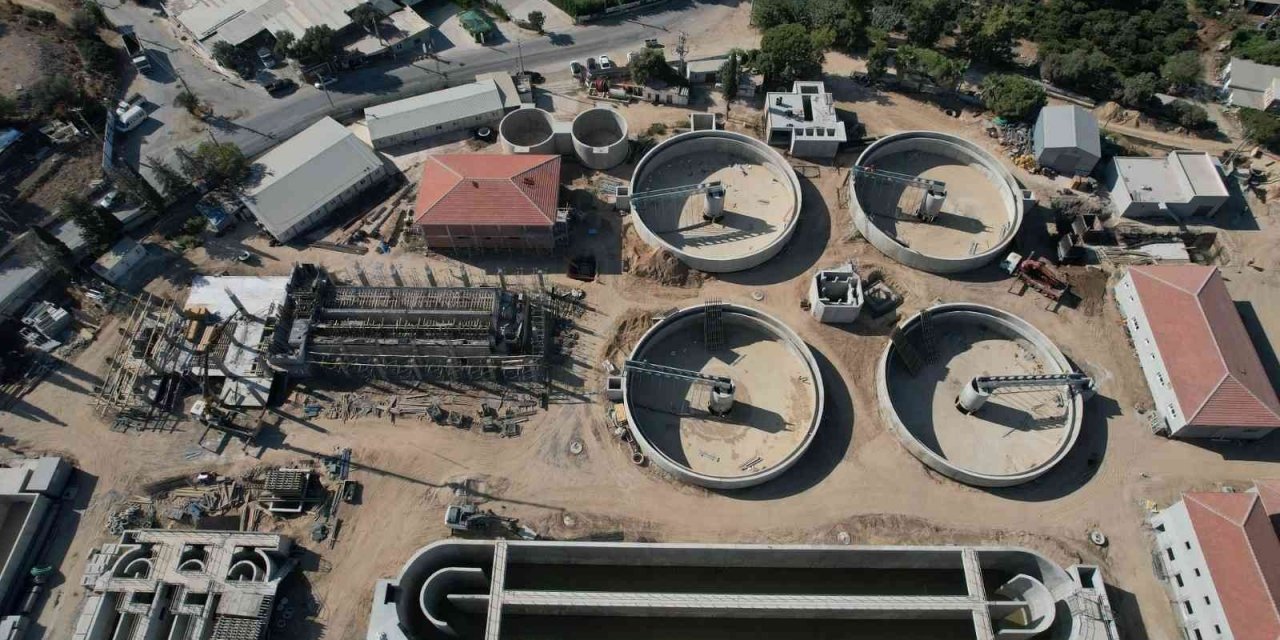 Turgutreis Atıksu Arıtma Tesisi inşaatı yüzde 66 tamamlandı
