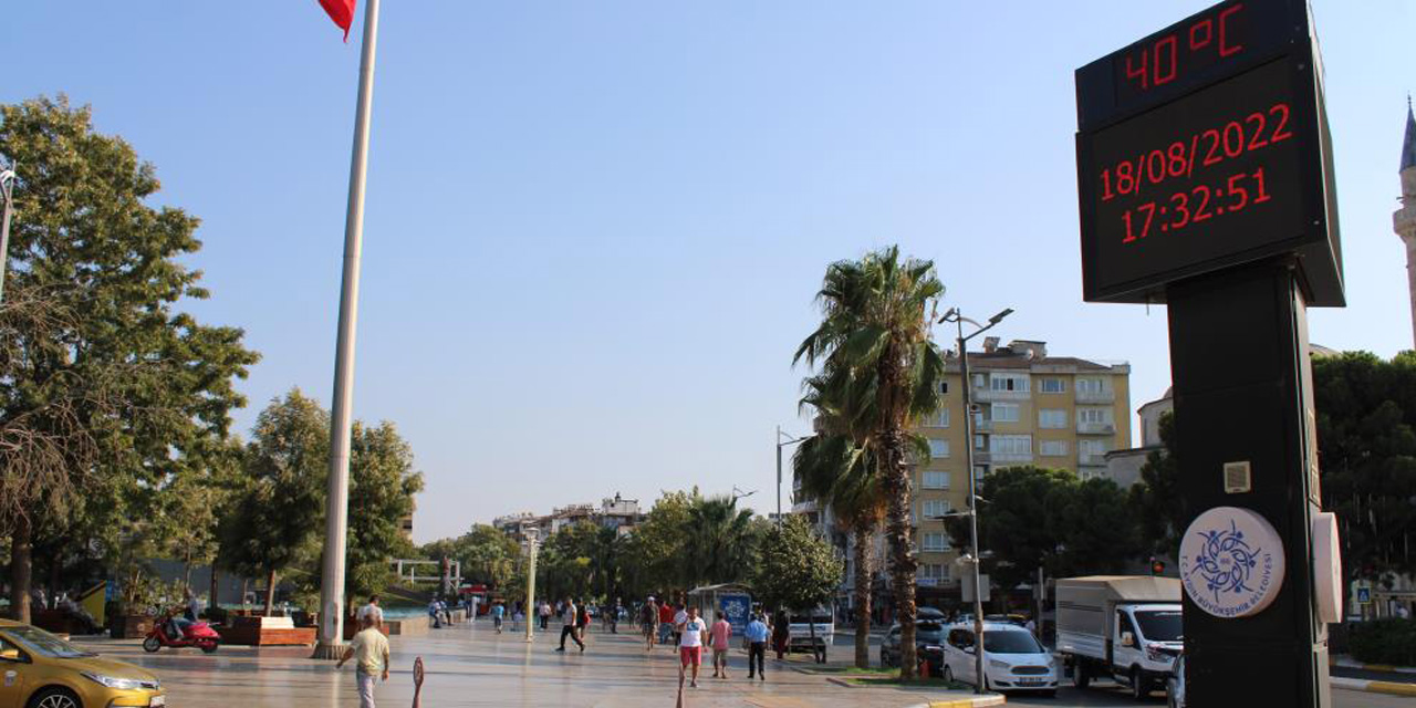 Aydın’da akşam üzeri termometreyi görenler şaştı