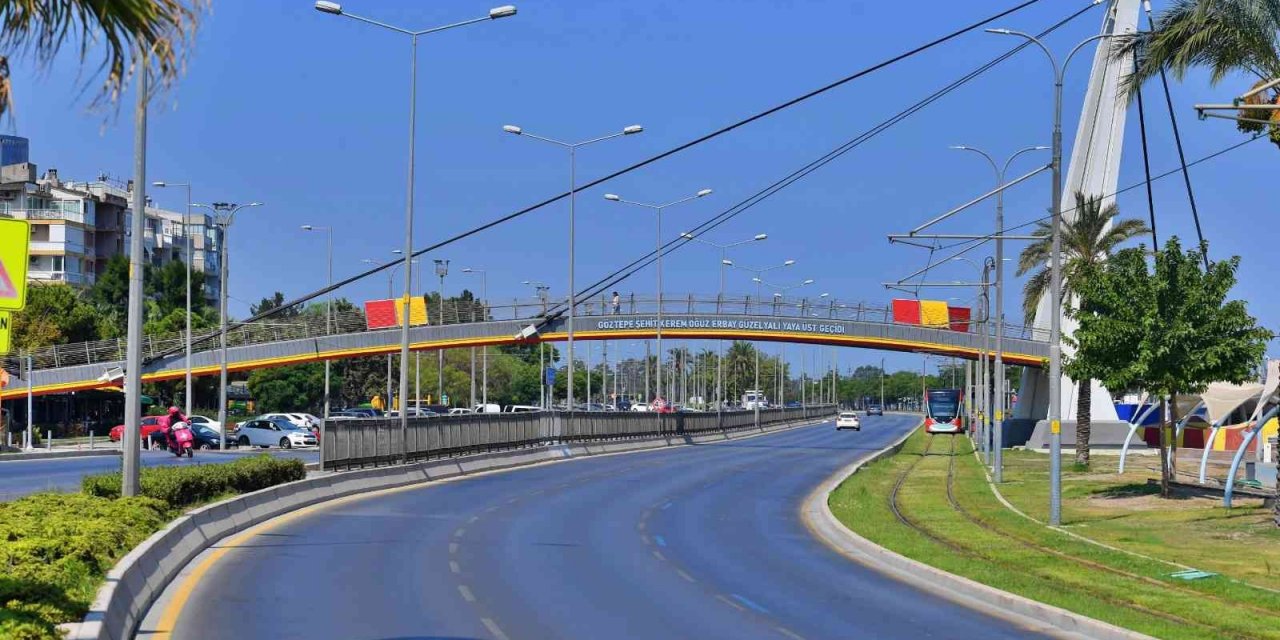 Göztepe Şehit Kerem Oğuz Erbay Köprüsü yenilendi