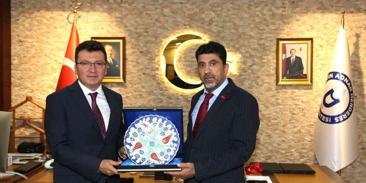 Vali Yardımcısı Şahin, Rektör Aldemir ile görüştü