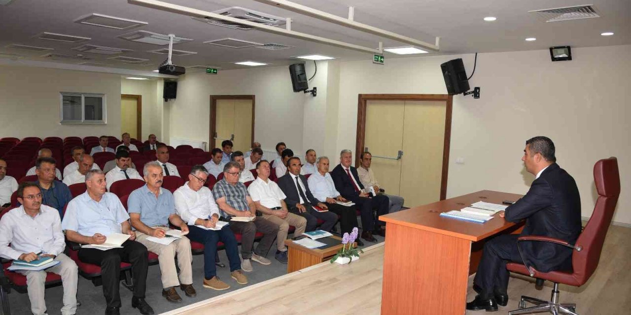 Denizli’de yeni eğitim öğretim yılına hazırlık toplantısı yapıldı