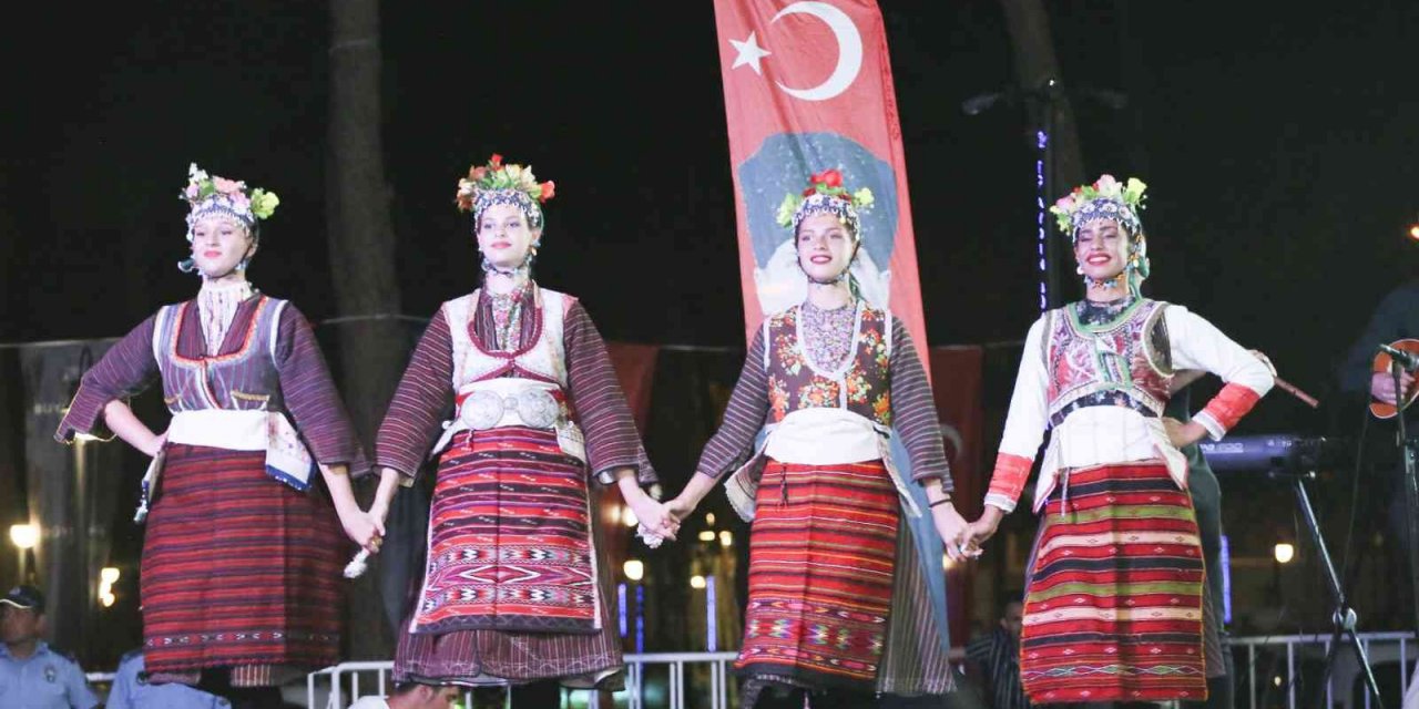 Aydın’da Makedonya ve Rumeli rüzgarı esti