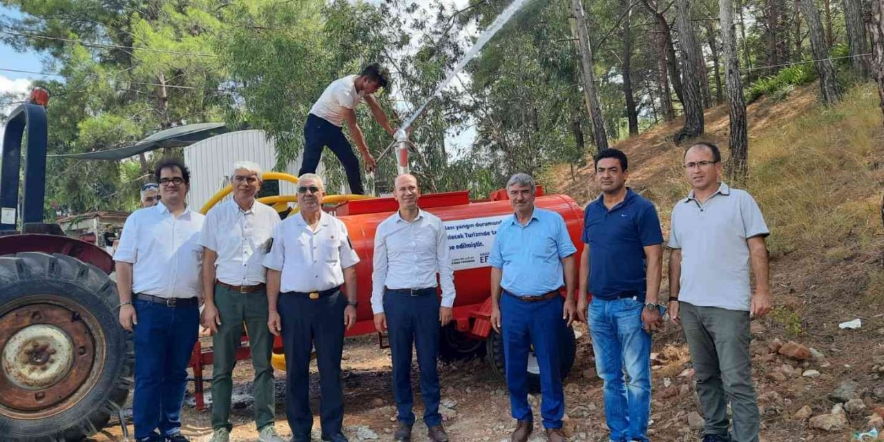 Köyceğiz’e yangınla mücadele amaçlı su tankeri teslim edildi