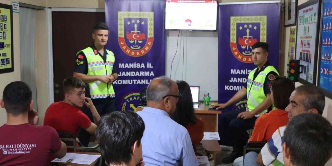 Aday sürücülere son ders jandarmadan