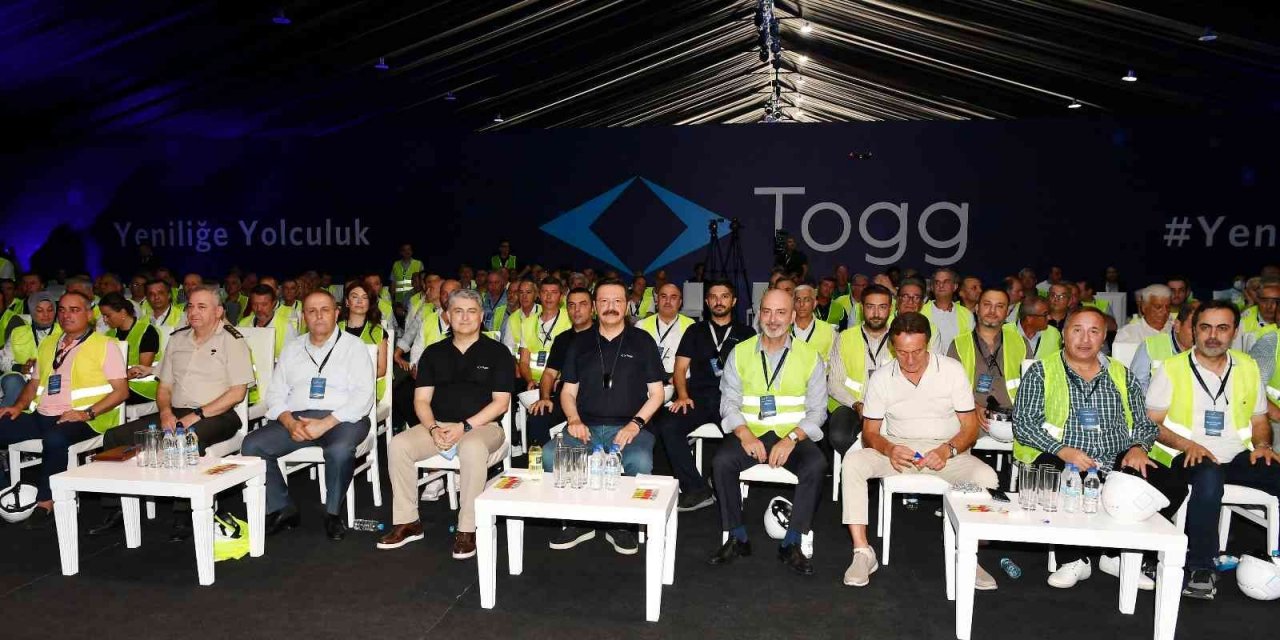 Başkan Özkasap TOGG tesislerini inceledi