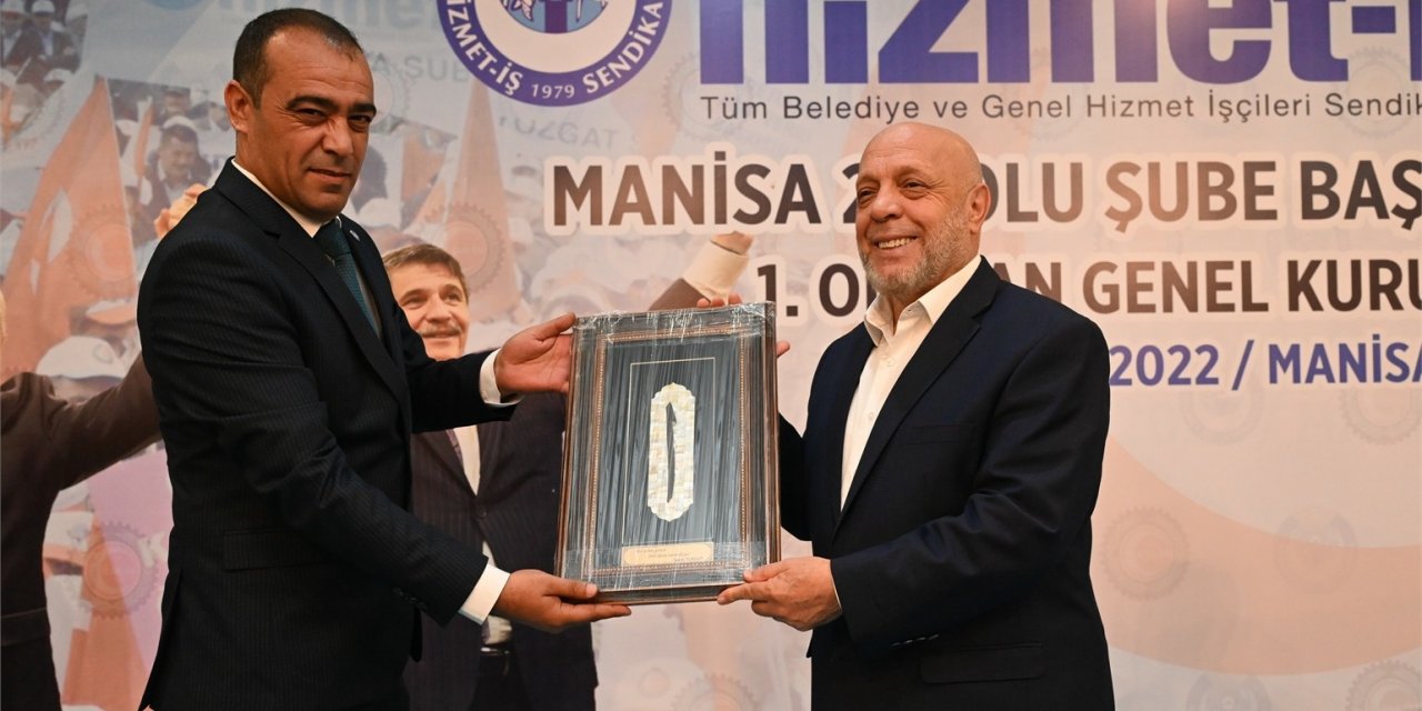 Hizmet İş Sendikası Manisa 2 No’lu Şubesinin genel kurulu yapıldı