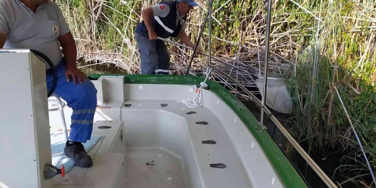Dünyaca ünlü Dalyan kanalında temizlik