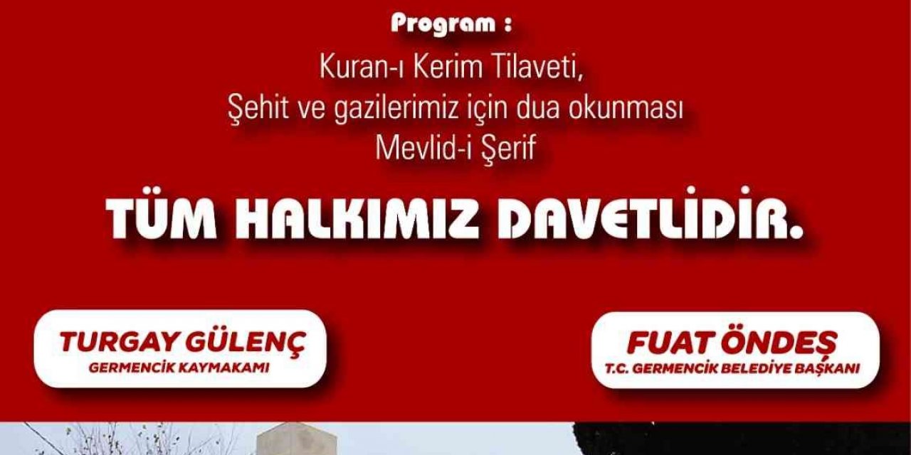 Germencik’te 100. yıla özel anlamlı etkinlik