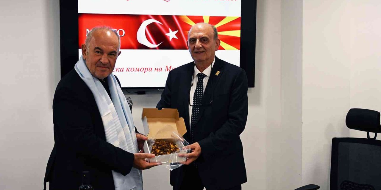 Manisa TSO heyeti Kuzey Makedonya’da iş dünyasıyla buluştu