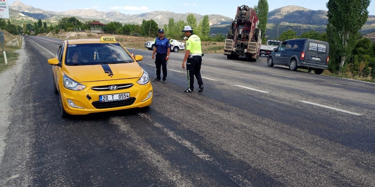 Çameli’nde taşımacılık yapan araçlara sıkı denetim