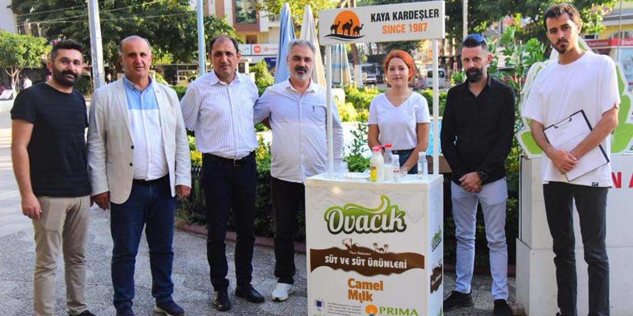 Deve sütünden üretilen ürünler ilk kez satışa sunuldu
