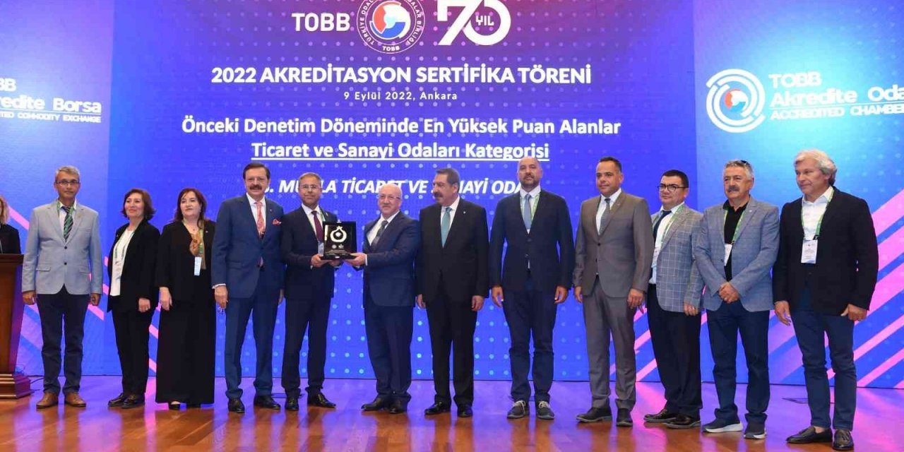 Muğla Ticaret ve Sanayi Odası Türkiye 3’üncüsü oldu