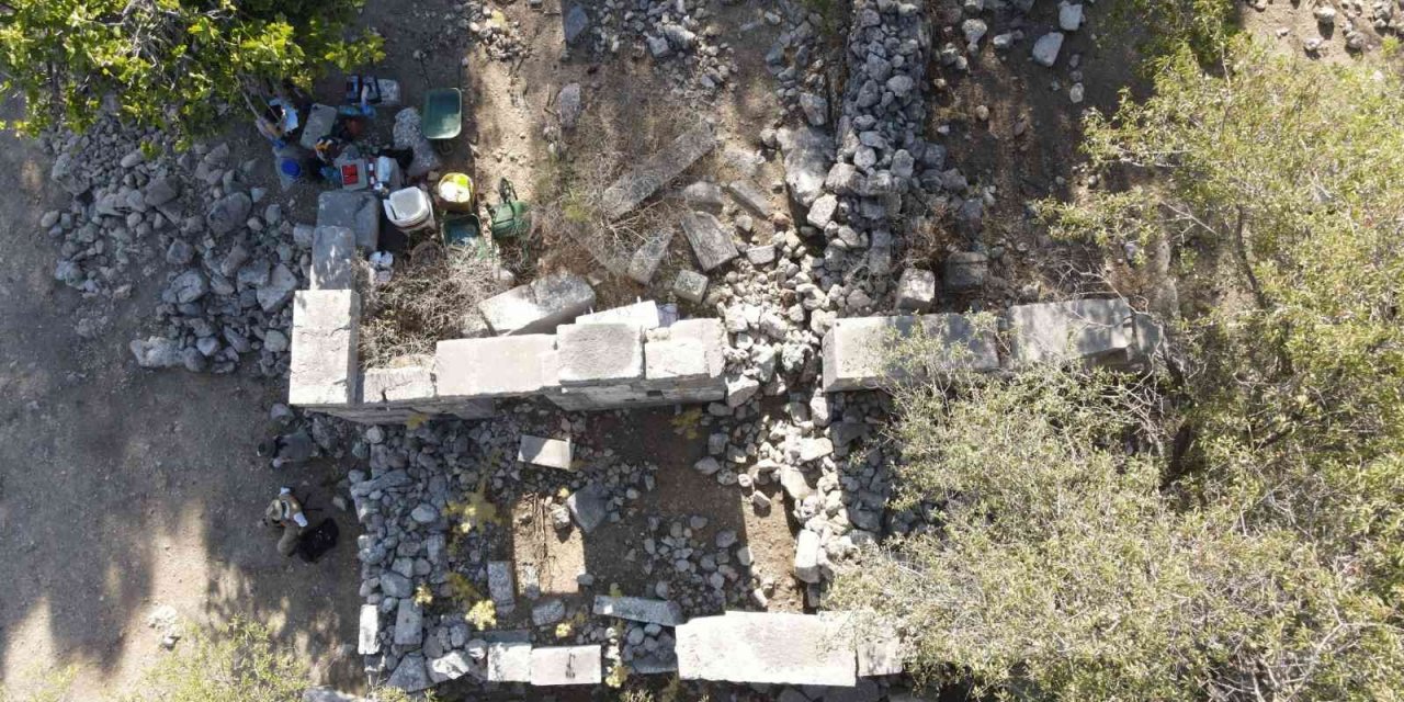 Marmaris’te ’Apollon kutsal alanı’nda kazı çalışmaları devam ediyor