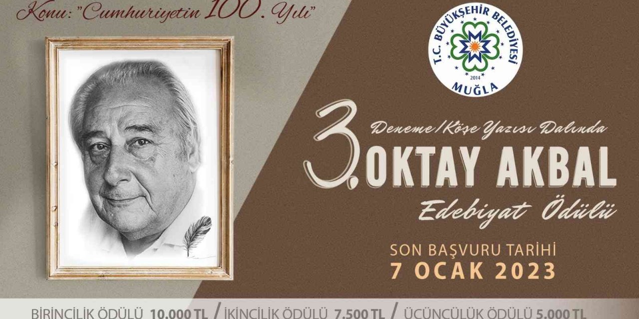Oktay Akbal Edebiyat Ödülü başvuruları başladı