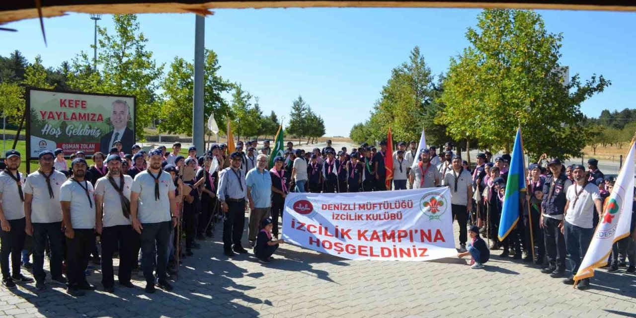 Genç izciler, Kefe Yaylasında çadır kampı gerçekleştirdi