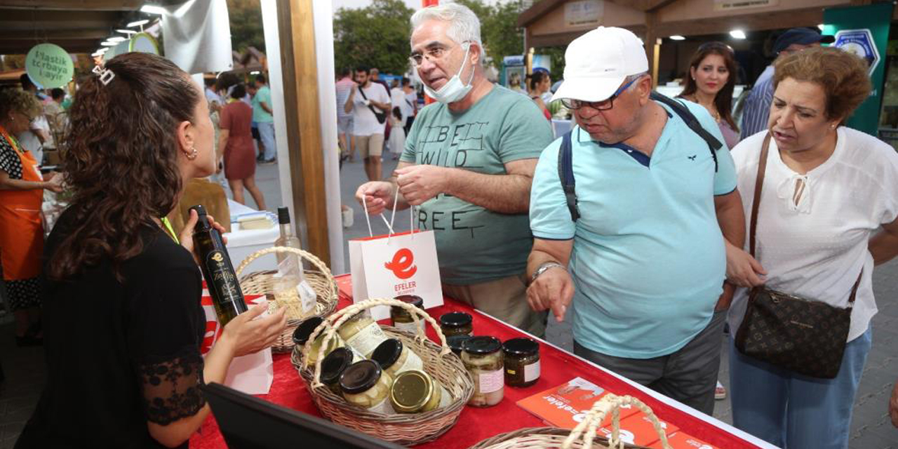 Efeler'in ürünleri gastronomi fuarında görücüye çıktı