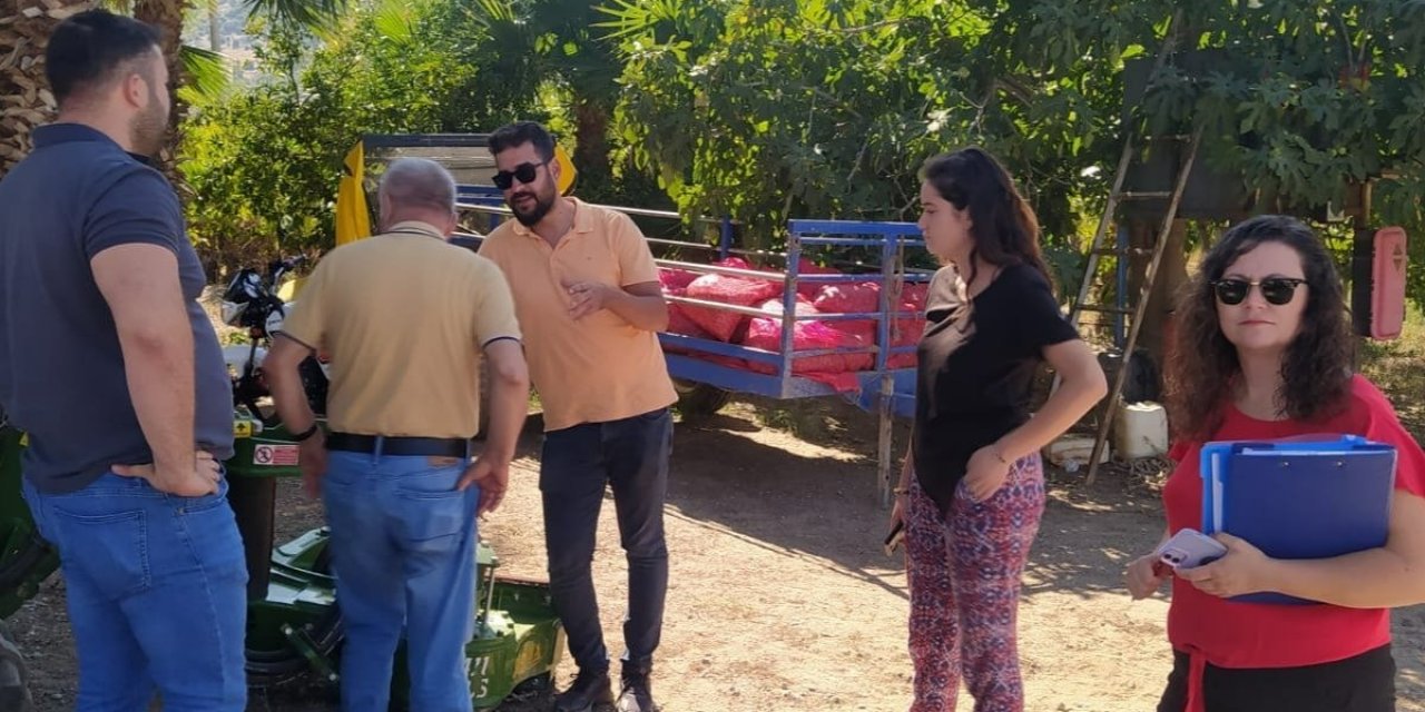 Efeler’de fidan desteği kontrolleri gerçekleştirildi