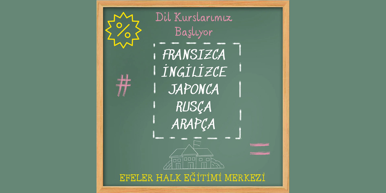 Efeler Halk Eğitim Merkezi dünyaya açılıyor