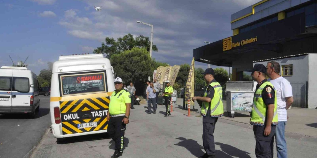 Turgutlu’da okul servis araçları denetlendi