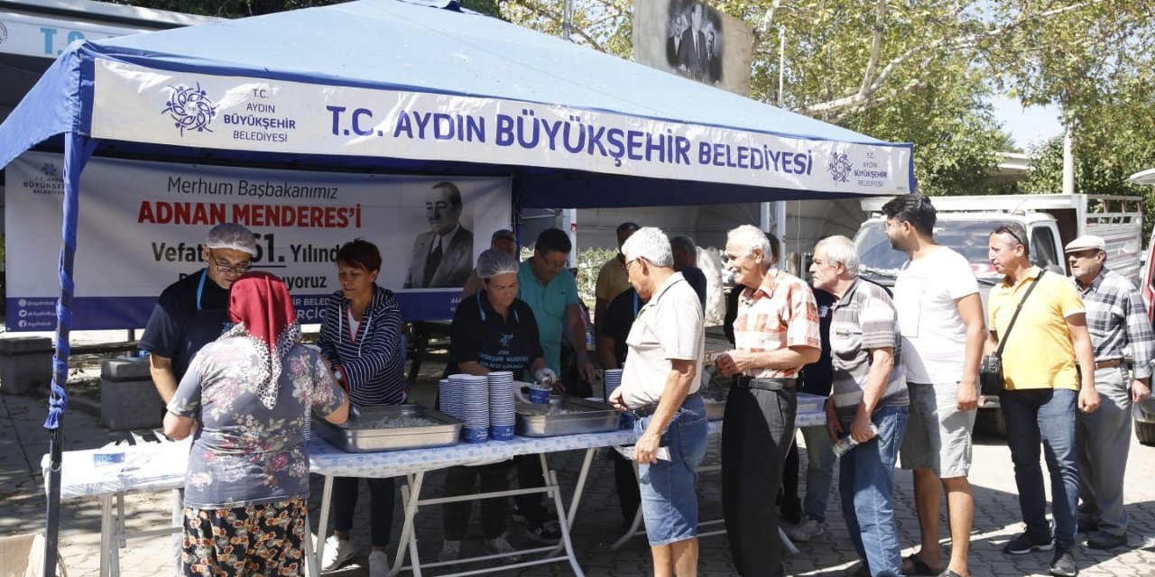 Aydın Büyükşehir Belediyesi merhum Başbakan Menderes’i andı