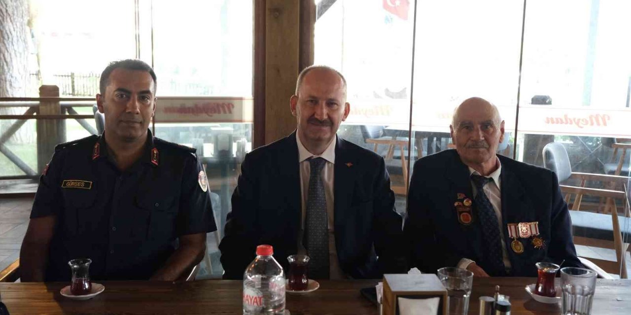 Kaymakam Kantay, gazilerle kahvaltıda buluştu