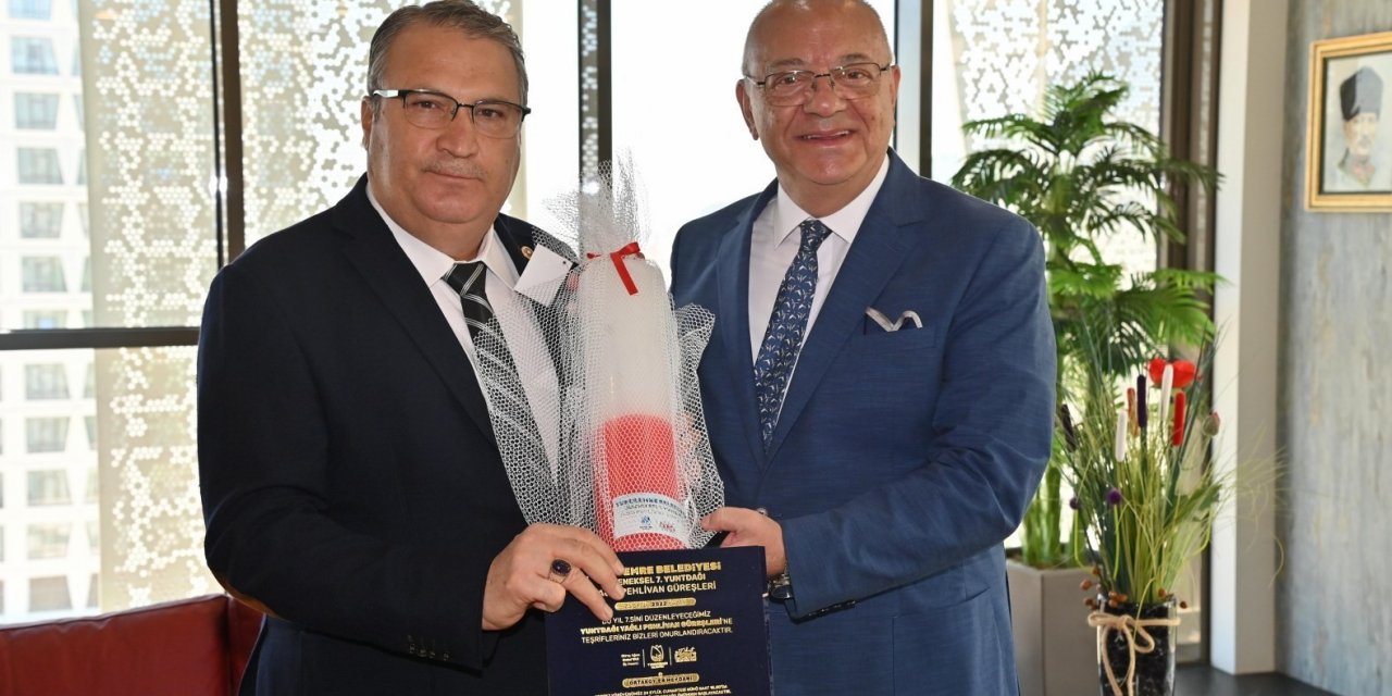 Başkan Çerçi’den Başkan Ergün’e kırmızı dipli mumla güreş daveti