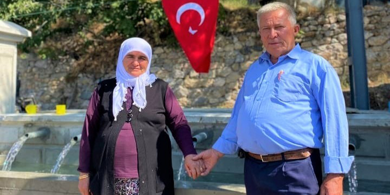 Tarlasından çıkardığı suyu köyüne bağışladı