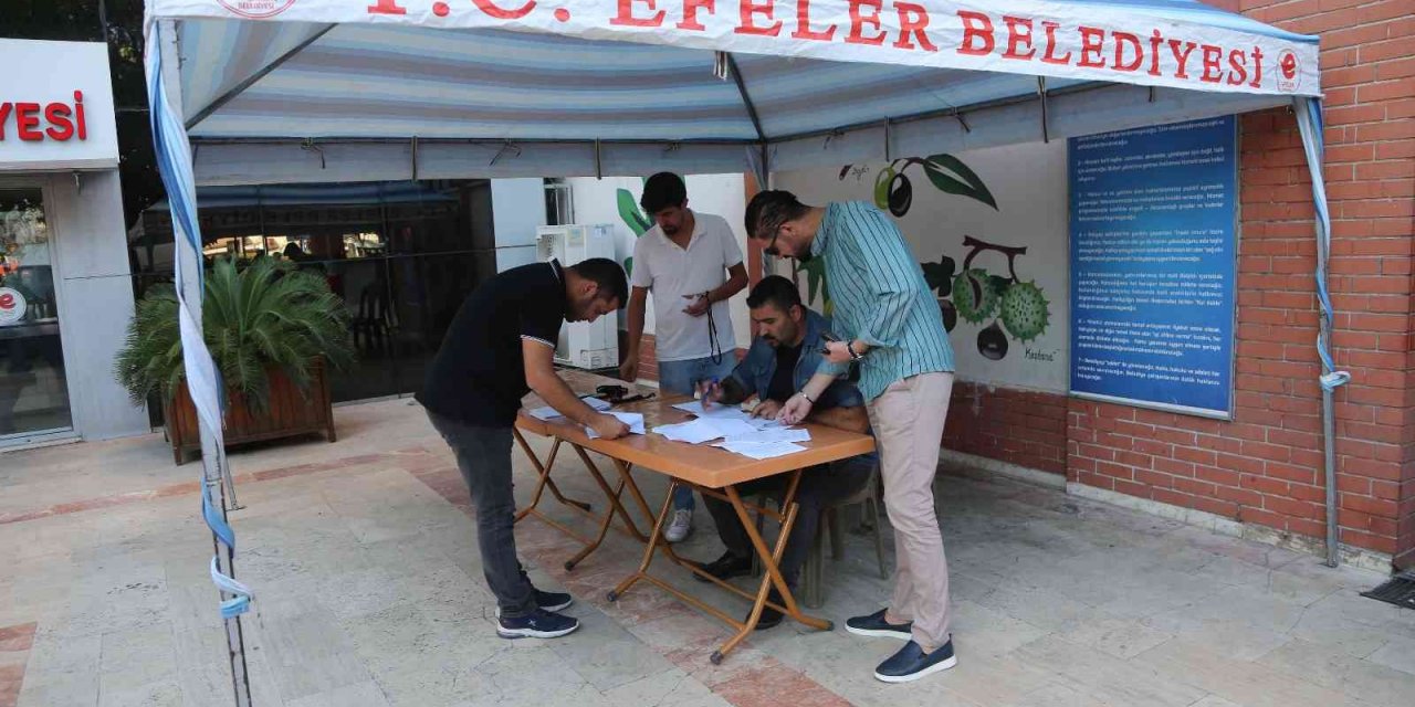 Efeler Belediye personeli sağlık taramasından geçti