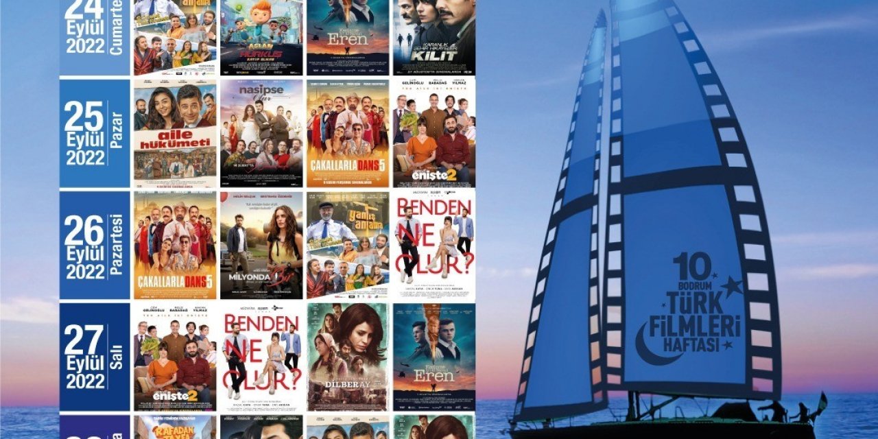 10. Bodrum Türk Filmleri Haftası başlıyor