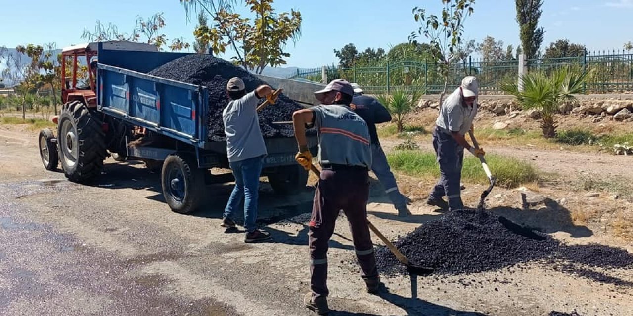 Köşk’te asfalt çalışmaları devam ediyor