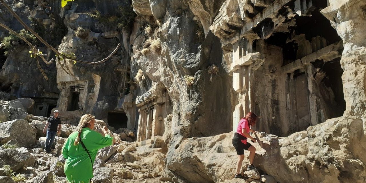 Aydınlı doğa severlerin rotası Fethiye oldu