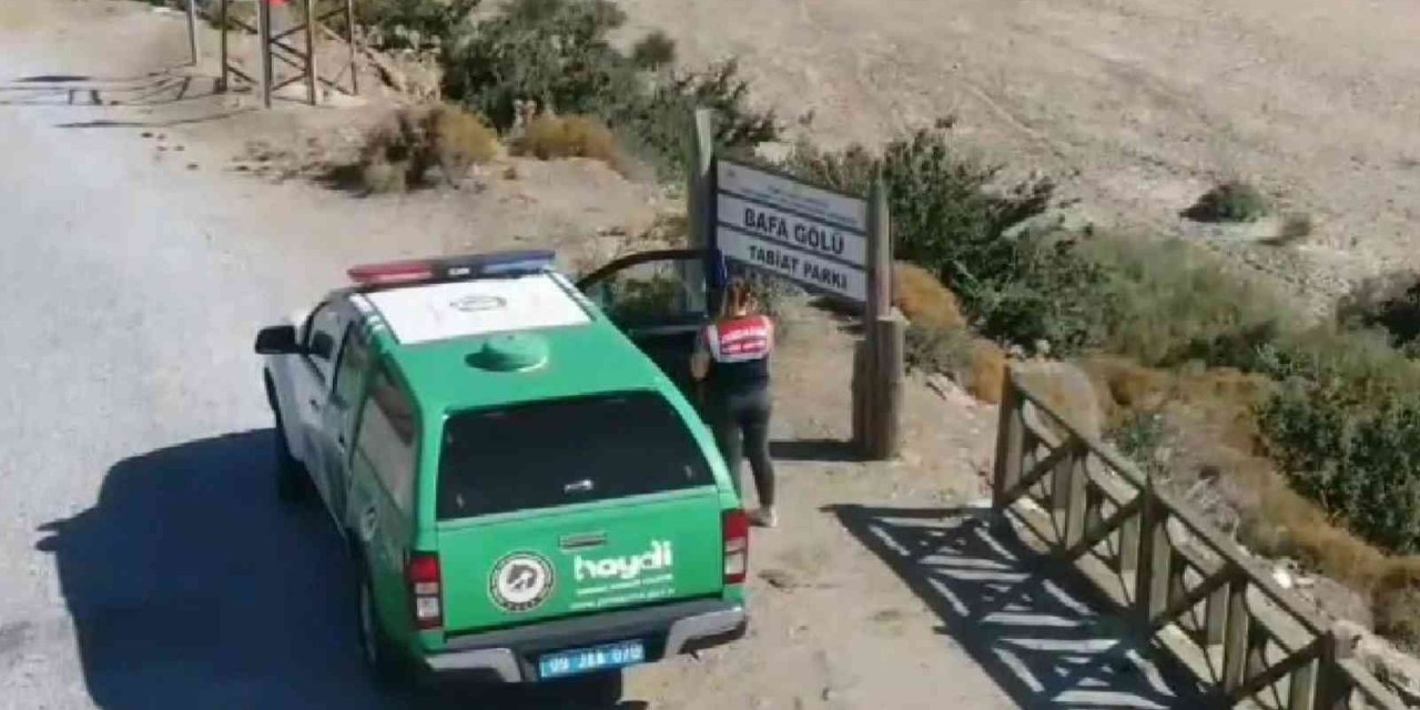 Jandarma ekipleri Bafa Gölü’nde kontrollerini sürdürüyor