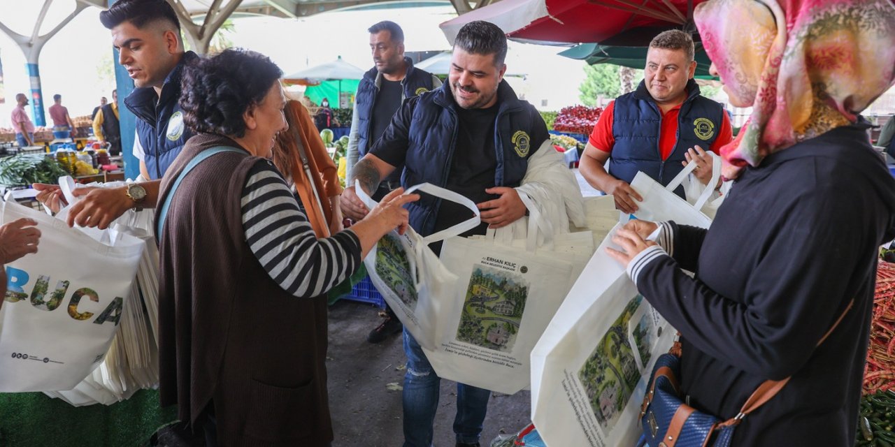 Buca pazarlarında çevre farkındalığı
