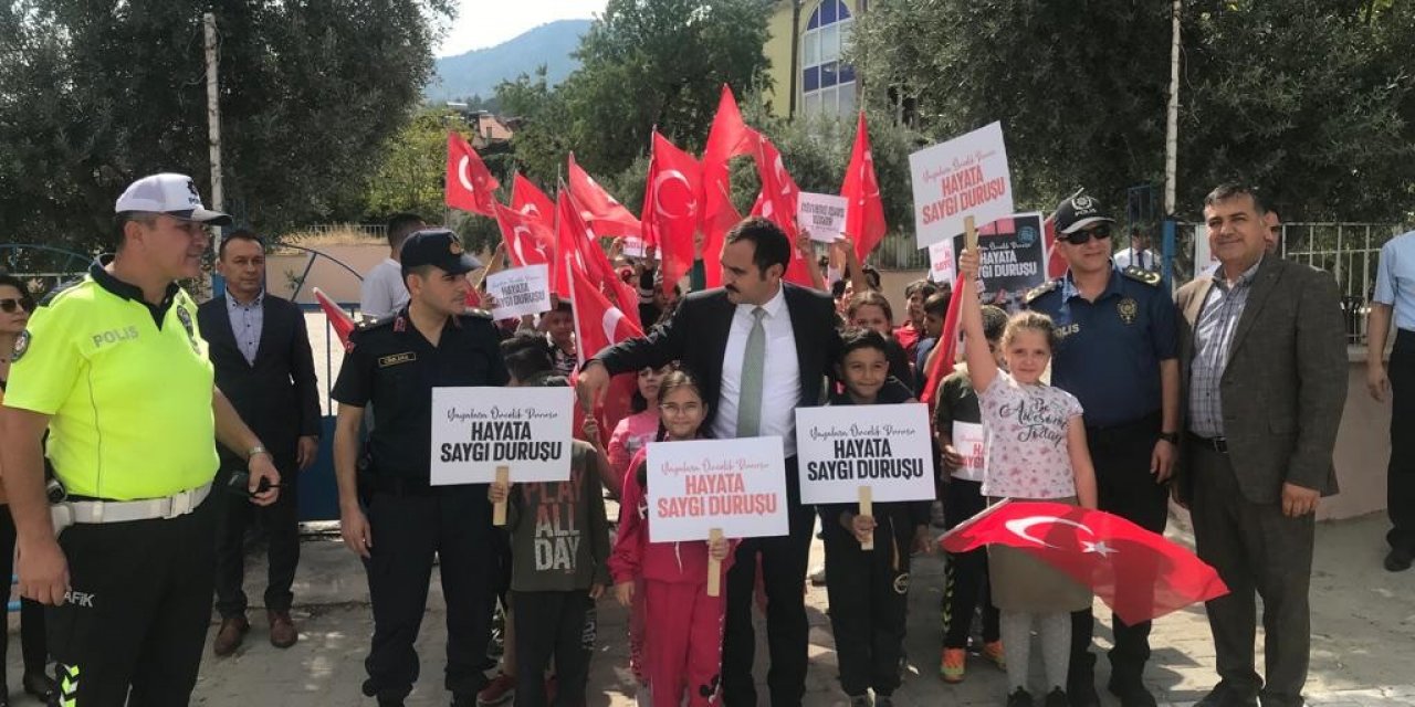 Denizli’de ‘Önce Yaya’ farkındalık etkinliği düzenlendi