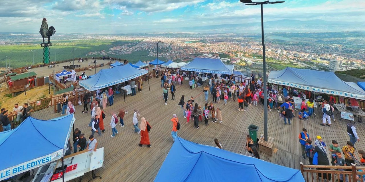 Pamukkale Belediyesi Seyir Tepesi bilim tepesine dönüştü