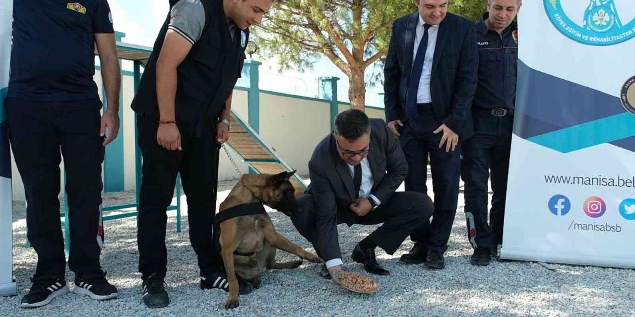 Manisa itfaiyesi can dostu personelini unutmadı