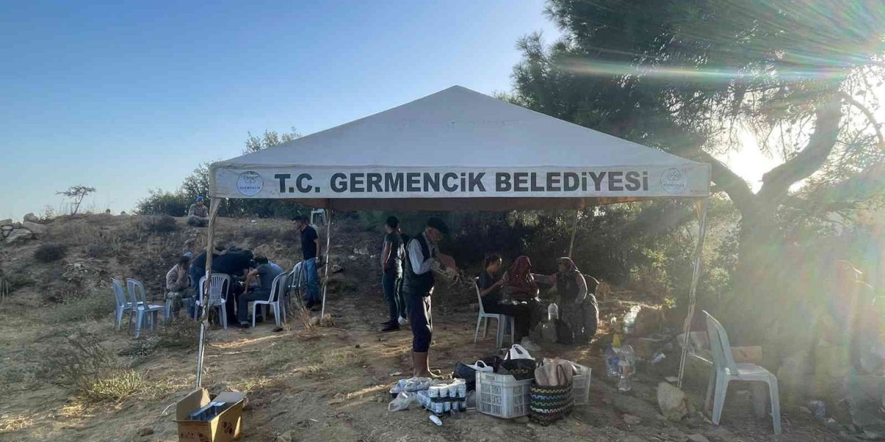 Kaybolan kişi için arama çalışmalarına Germencik Belediyesi’nden destek