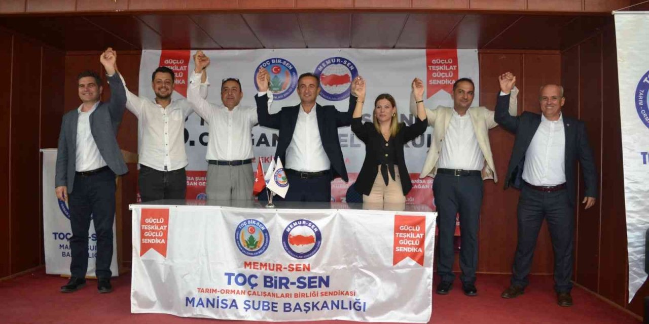 TOÇ Bir-Sen Manisa Şube Başkanı Bayil, güven tazeledi