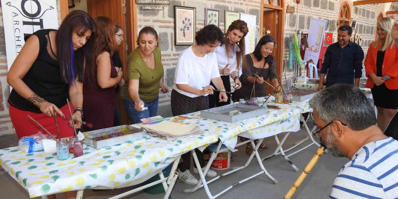 Şehzadeler HEM usta öğreticilerinden 7 farklı ülke temsilcisine uygulamalı eğitim