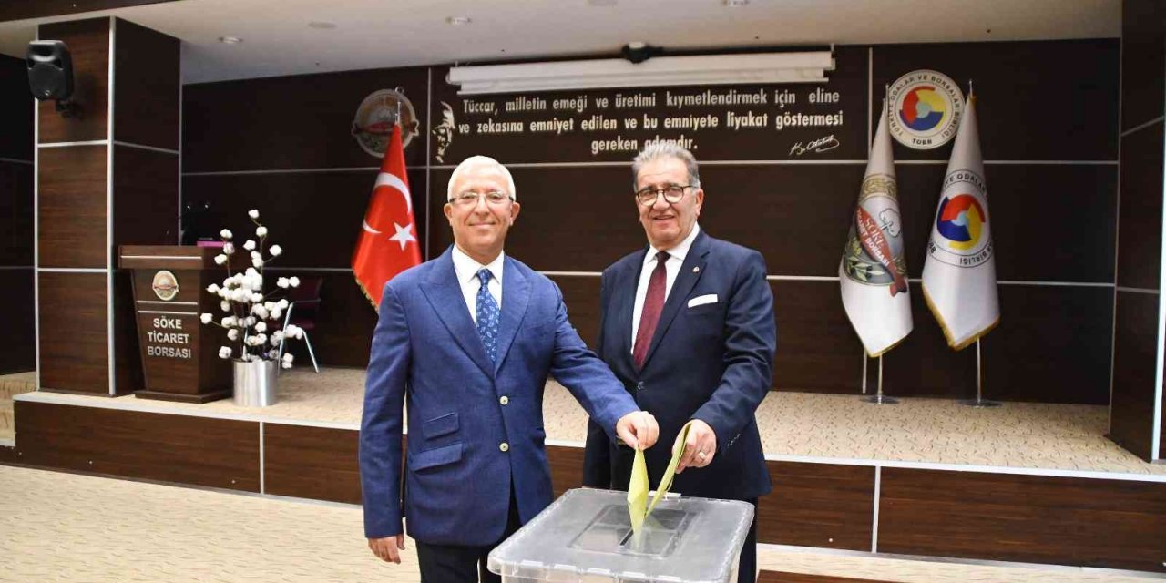 Söke Ticaret Borsası’nda başkanlar güven tazeledi