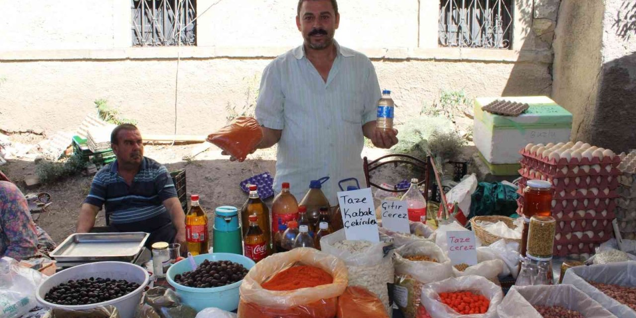 Bu pazarda her şey ev yapımı ve doğal