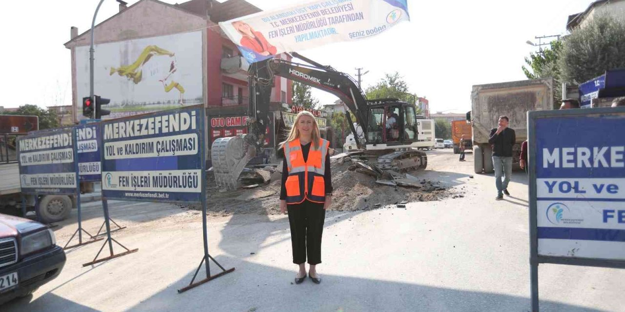 Merkezefendi’de üst yapı hızla sürüyor